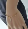 BRACELET GOLD CELEBRITY STAINLESS STEEL
